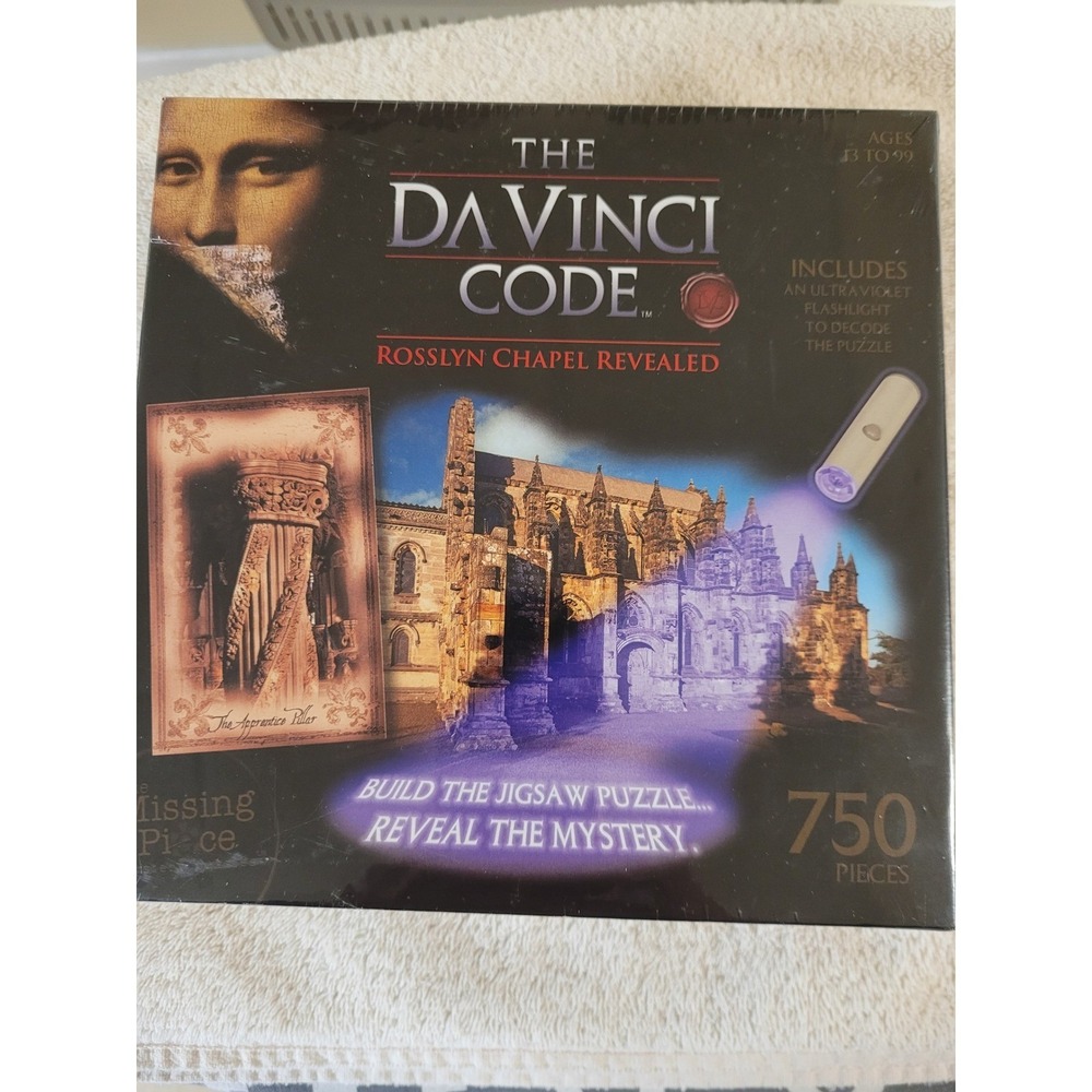 Jigsaw Puzzle The Da Vinci Code Rosslyn Chapel Revealed 750 Piece with UV Light